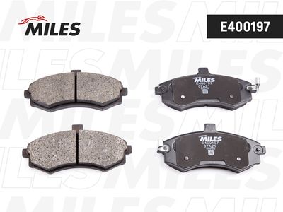 Колодки тормозные передние Miles E400197