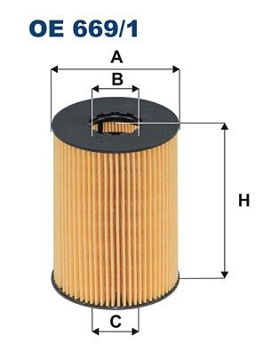 Фильтр масляный FILTRON OE6691