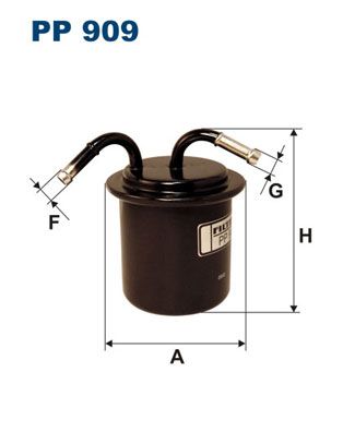 Фильтр топливный FILTRON PP909