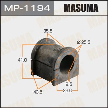 Втулка стабилизатора переднего Masuma MP1194