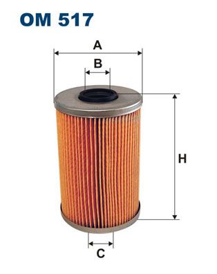 Фильтр масляный FILTRON OM517