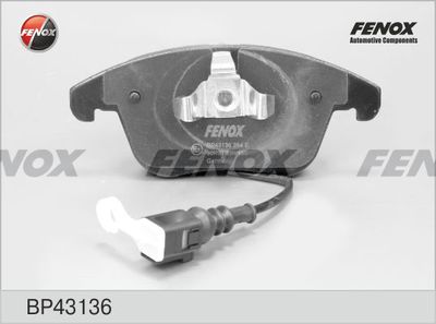 Колодки тормозные передние FENOX BP43136
