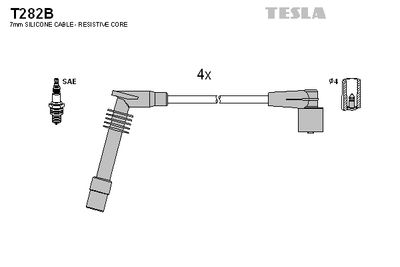 Провода зажигания TESLA T282B