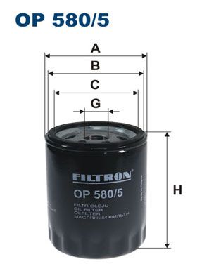 Фильтр масляный FILTRON OP5805