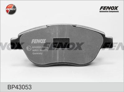 Колодки тормозные дисковые FENOX BP43053