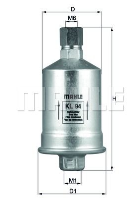 Фильтр топливный MAHLE KL94