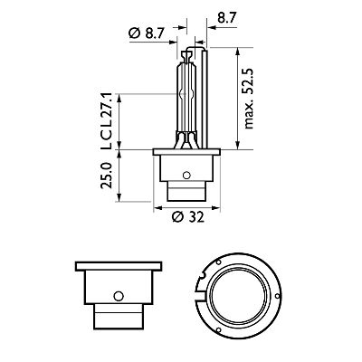 Лампа PHILIPS 85122XV2S1