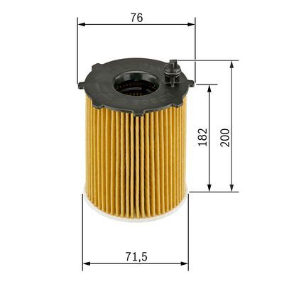 Фильтр масляный BOSCH F026407066
