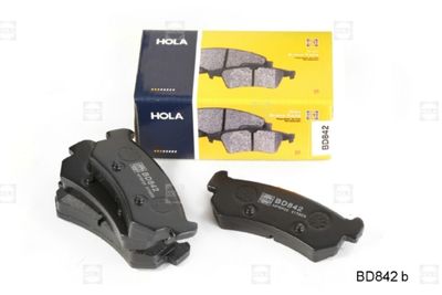 Колодки тормозные дисковые HOLA BD842