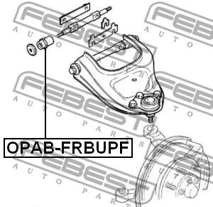 Сайлентблок рычага переднего верхний FEBEST OPABFRBUPF