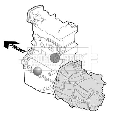 Подушка двигателя BMW 22116865146