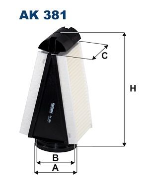 Фильтр воздушный FILTRON AK381