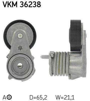 Ролик натяжителя SKF VKM36238