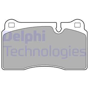 Колодки тормозные дисковые передние DELPHI LP2009