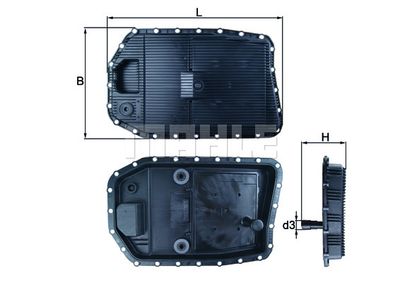 Фильтр гидравлический MAHLE HX154