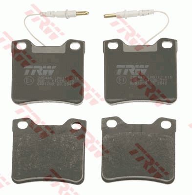Колодки тормозные задние TRW GDB1289