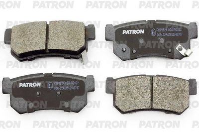 Колодки тормозные дисковые задние PATRON PBP1624