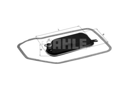 Фильтр АКПП MAHLE HX84D