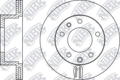 Диск тормозной передний MARSHALL M2000439