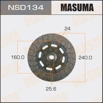 Диск сцепления Masuma NSD134