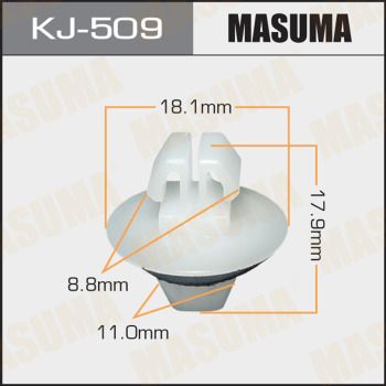 Клипса универсальная GANZ GUK01153