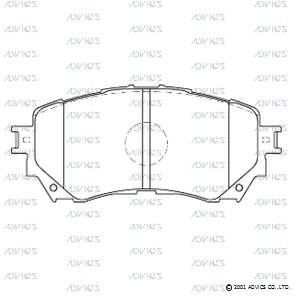 Колодки тормозные дисковые ADVICS SN188