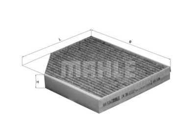 Фильтр салона угольный MAHLE LAK386