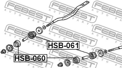 Сайлентблок FEBEST HSB060