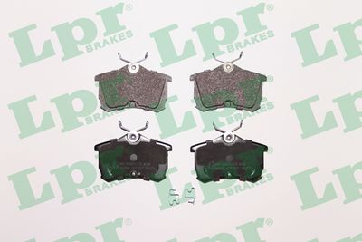 Колодки тормозные дисковые LPR 05P1037