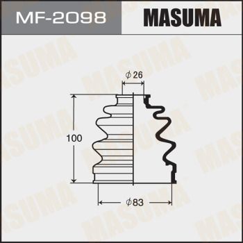 Пыльник ШРУС наружный Masuma MF2098