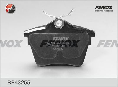 Колодки тормозные задние FENOX BP43255