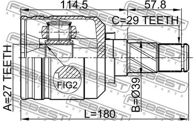 ШРУС FEBEST 0211J31LH