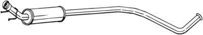 Глушитель задняя часть BOSAL 287287