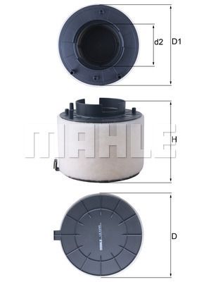 Фильтр воздушный MAHLE LX4249