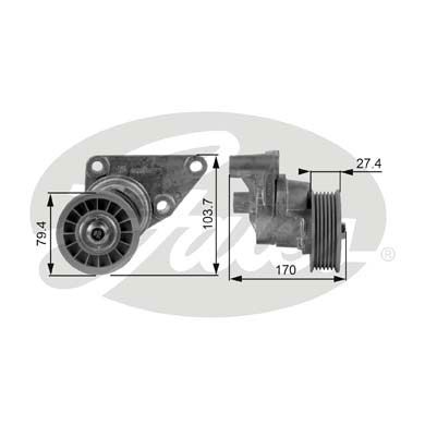 Натяжитель приводного ремня GATES T38158