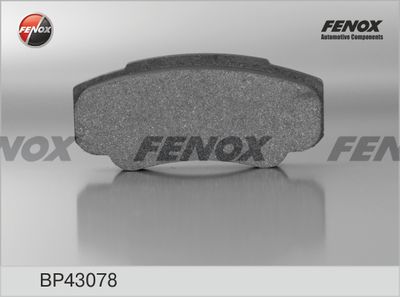 Колодки тормозные задние FENOX BP43078