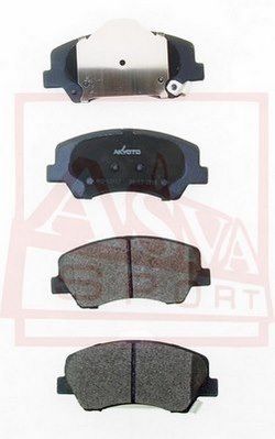 Колодки тормозные дисковые передние AKYOTO AKD12117