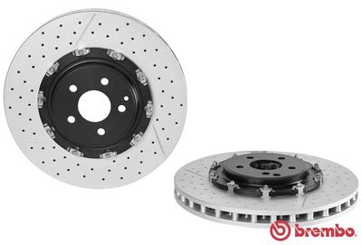 Диск тормозной передний BREMBO 09887823