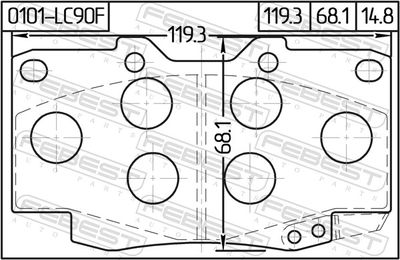 Колодки тормозные дисковые CTR GK1109