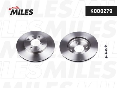 Диск тормозной передний Miles K000279