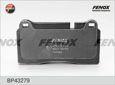 Колодки тормозные передние FENOX BP43279