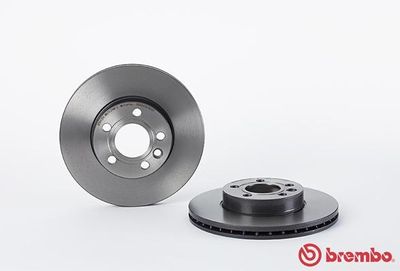 Диск тормозной передний вентилируемый BREMBO 09693411