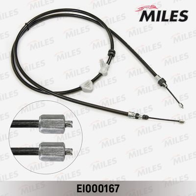 Трос стояночного тормоза правый Miles EI000167