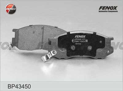 Колодки тормозные передние FENOX BP43450