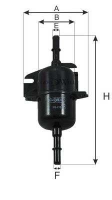Корпус топливного фильтра BIG FILTER GB3140PL