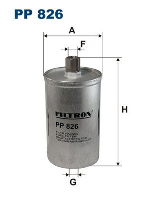 Фильтр топливный FILTRON PP826