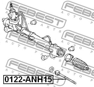 Тяга рулевая FEBEST 0122ANH15