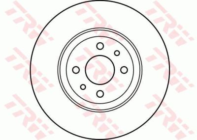 Диск тормозной передний TRW DF2566
