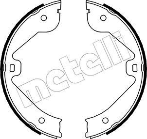 Колодки тормозные барабанные METELLI 530244