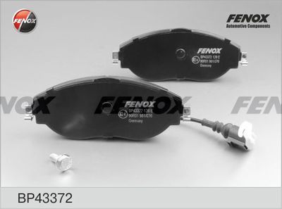 Колодки тормозные дисковые FENOX BP43372